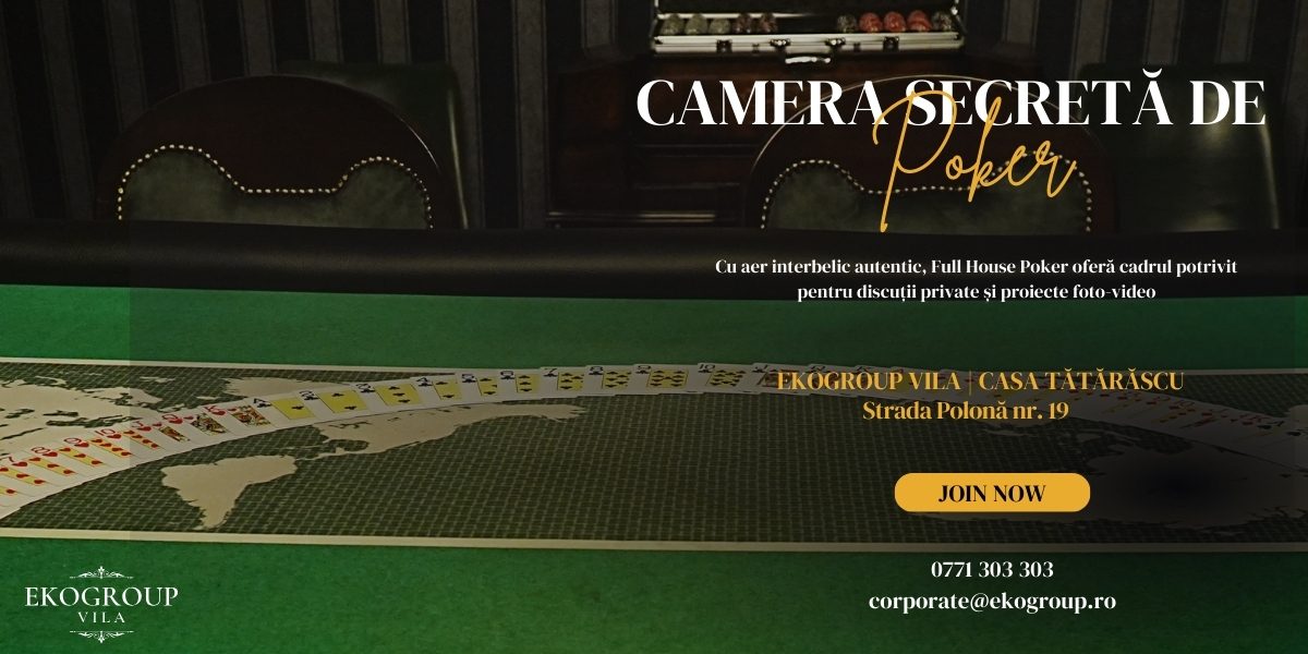 Full House Poker – Sanctuarul Exclusivist pentru Seară de Poker în București 2 Full House Poker – Sanctuarul Exclusivist pentru Seară de Poker în București